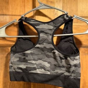 Avia Camo Zip Up Sports Bra